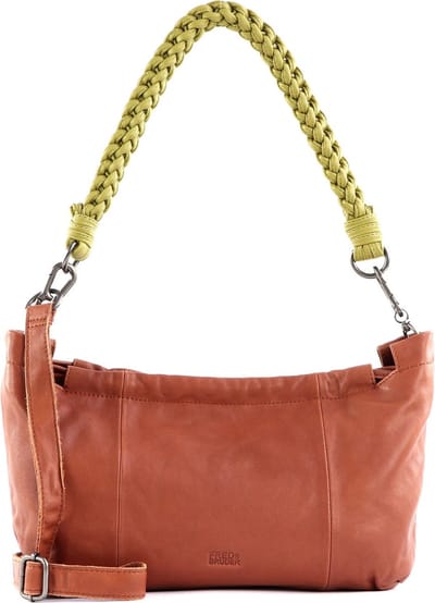 FREDsBRUDER Leren Schoudertas Nida Crossbody Bag Golden Brown Terracotta