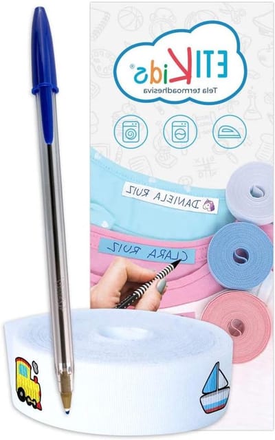 Kleding Etiketten - Labelrol Pen - Kleding Markeren - Strijkbaar Huidvriendelijk - 25 Stuks - Wit
