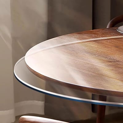 Tafelbeschermer Rond - Tafelhoes Plastic - Tafel Beschermen - Waterdicht Hittebestendig - 165 cm Diameter - Transparant