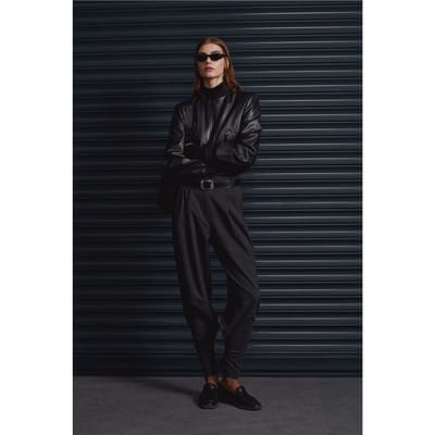 Dames Hoge Taille Gepersonaliseerde Crepe Broek