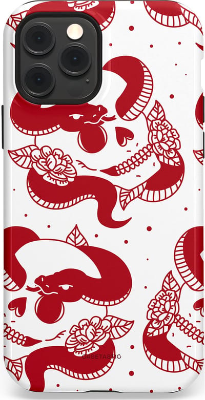 Casetastic Hoesje Geschikt voor Apple iPhone 12/12 Pro Magsafe - Stijlvolle Beschermende Duo-layer Case - Beet van de nacht