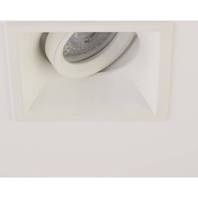 Searchlight Inbouwlamp Slim Trim Square, wit, 9 x 9 cm, aluminium, GU10