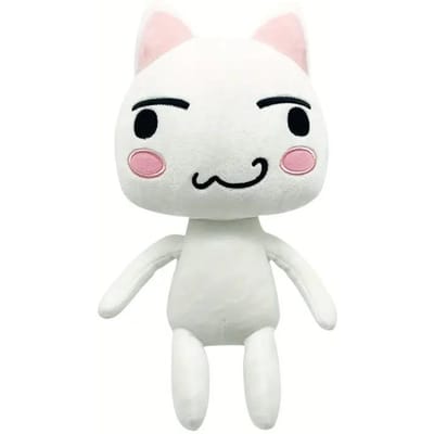 28cm11.02In Kawaii Toro Inoue De Kat Pluche Speelgoed Zacht Anime Cartoon Dier Pop Kamer Decoraties Verjaardag Kerstcadeau wit