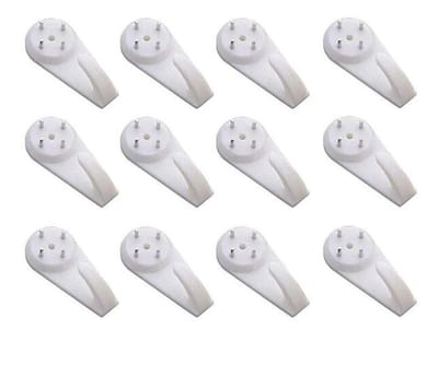 Wandhaak 20PCS - Kunststof Wandhaak - Bevestigingshaak - Fotohaak - Schilderijhaak - Antislip Bevestiging - Haak
