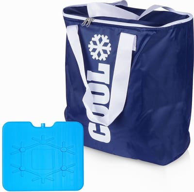 Koeltas met Koelelement 24 l - Lunchtas - Koeltasje - Geïsoleerde - Koelbox