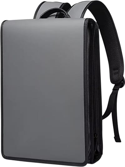 Waterdichte Heren Rugzak voor 15,6 Inch Laptop – Laptoprugzak Heren – Zakelijke Backpack voor Werk, School, Reizen en Dagelijks Gebruik - Grijs