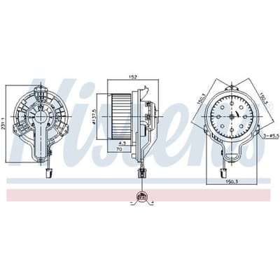 Interieurblazer NISSENS 87648