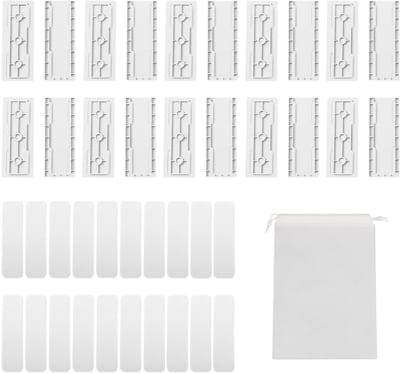 Dailygoods- Stekkerhouder Zelfklevend - 10 Stuks - Opbergtas - Wandmontagehouder - ABS Materiaal - 10 x 4 cm - Stekkerdoos
