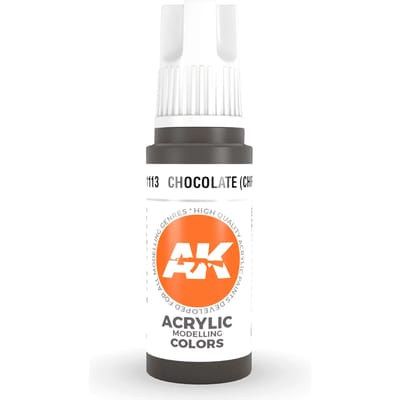Chocolate (Chipping) Acrylic Modelling Color - 17ml - AK-11113