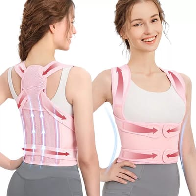Houdingscorrector Rugbrace – Verstelbare Rugondersteuning voor Rug & Schouders – Posture Corrector voor Dames en Heren