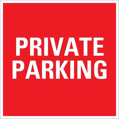 Pickup bord 20x20 cm - Private Parking