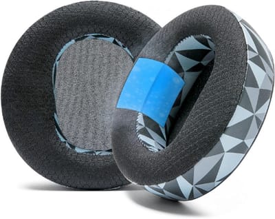 Thuys – FreeZe Maxwell – Vervangende Oorkussens – Met Verkoelende Gel – Voor Audeze Maxwell – Koptelefoons – Van Wicked Cushions – Geo Grey