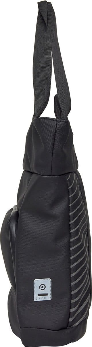 Bike Gravel Waterafstotende Shopper Fietstas - Fietstas Enkel - Afneembaar - 12L - Zwart