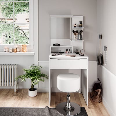 Vicco Ruben Kaptafel – 60 cm met krukje Wit