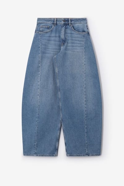Sissy-Boy - Blauwe mid waist barrel jeans
