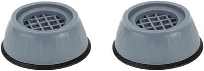 Anti-vibratie voetjes - Slipstop mat - Stille machine - Vermindert trillingen - 8cm diameter - Grijs