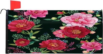 Brievenbus Cover - Magnetische Wrap - Buiten Decoratie - Waterdicht en Lichtbestendig - 528 x 457 cm - Bloemen