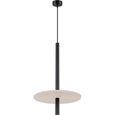 Sollux Lighting Hanglamp Feltro - G9 - beige/zwart - vilt/staal - 30x30x126cm