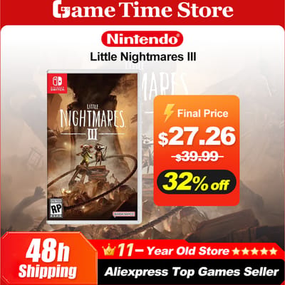 Little Nightmares 3 Nintendo Switch-spelaanbiedingen 100% officiële fysieke gamekaart voor Nintendo Switch OLED Lite-gameconsole