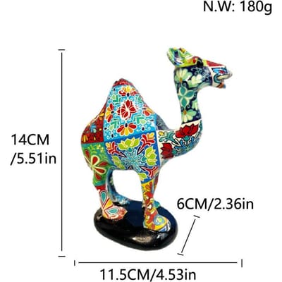 Moderne Élégant Chameau Petits Ornements Maison Décoration de Table Animal Salon Travail Artisanat en Résine Petits Cadeaux Durable