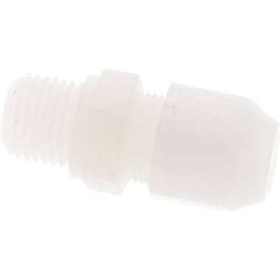 6x8mm & G1/4'' PVDF rechte slangkoppeling met buitendraad 10bar/145psi