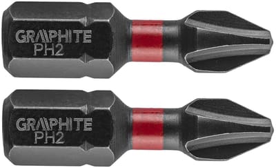 Graphite Serie - Impact Bithouder - PH2 - 25mm - S2 Staal