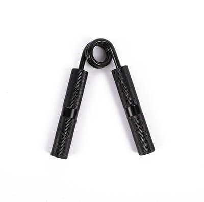 Metalen Handknijper – Type A Gripversterker – Training voor Hand- & Spierkracht – Met Veer – Griptrainer – Draagbare Metalen Handknijper – Training voor Vinger- & Armkracht – Unisex – Voor Grip-, Pols- en Armtraining – 13,5 x 11 x 2 cm - Zwart 300lbs
