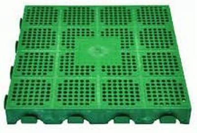 Tuinplaat - Vloerpaneel - Buiten Terras - Moduleerbaar Drainage Systeem - 40x40x4 cm - Groen