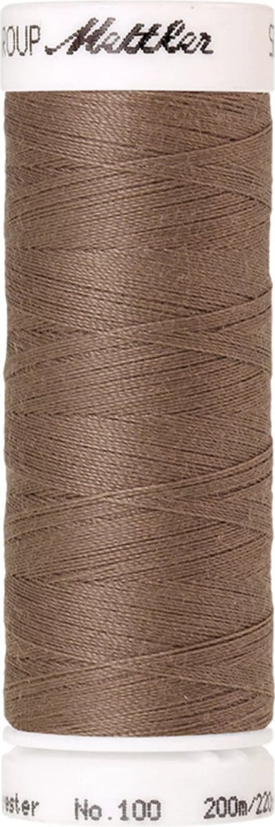 Amann Mettler Seralon Naaigaren – Khaki (1228) – 200 m – No. 100 – 100% Polyester – Per Stuk