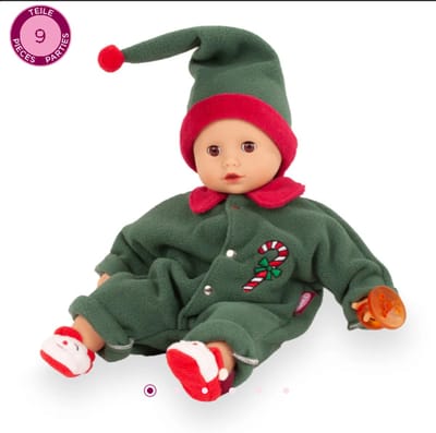 Gotz pop Muffin kerst editie - 30 cm pop