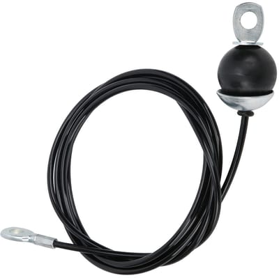 Dailygoods- Fitness Kabel 5 mm - Duurzaam Roestvrij Staal - Katrolsysteem - Geschikt voor Triceps/Biceps/Rugspieren - Trekkracht 220 lb - Eenvoudig te Installeren - Gymkabel