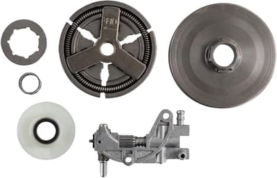 Kettingzaag Onderdelen - Reparatieset - Onderhoud Kettingzaag - Metalen Constructie - 6 Delig - Zilver Grijs