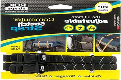 Verstelbare Riemen - Spanbanden Elastisch - Bagage Vastzetten - Reflecterend Veilig - 12 mm Breed - Zwart
