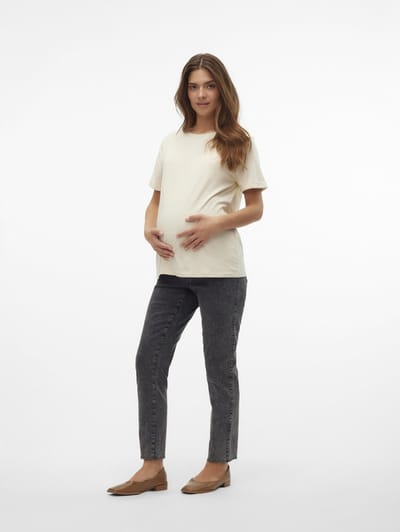 MAMALICIOUS - MLOSAKA 7/8 SLIM JEANS - Dames - Jeans