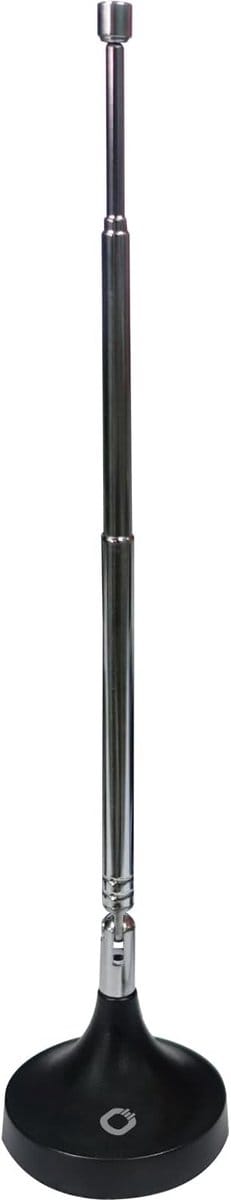 Telescopische DAB+ FM Radio Antenne met Magneetvoet en Adapter voor Kristalheldere Ontvangst