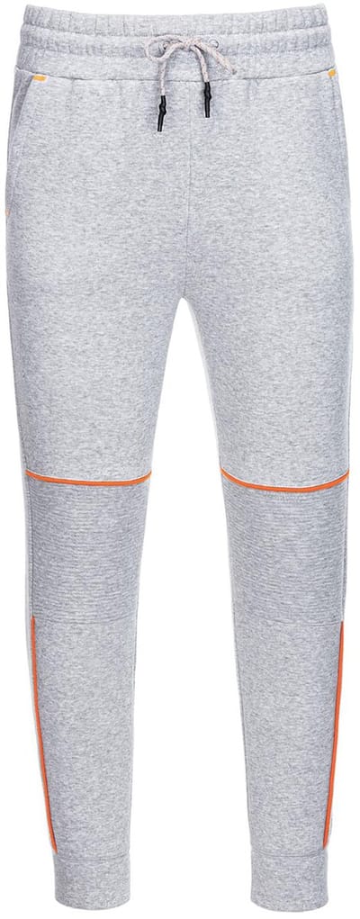 OMBRE Broek - Katoen - Gemeleerd - Broek Grijs Gemêleerd XXL