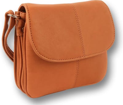 Pia Ries - ELLA | Klein maar Ruim Crossbody |  Cognac