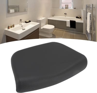 Dailygoods- Badkussen Zacht - PU Badmassagekussen - Hoofdsteun - Neksteun - Antislip Zuignappen - Vermoeidheidsverlichting - 26 x 15 cm