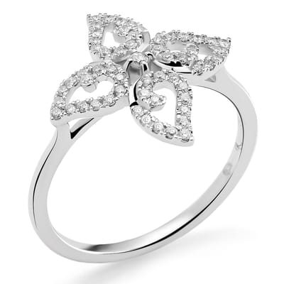 Orphelia RD-3216/52 - Ring - 18 Karaat Witgoud / Diamant 0.23 ct