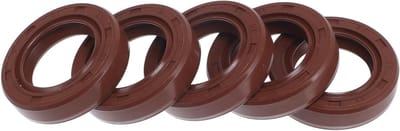 Dubbele Lip Olieafdichting met Roterende Veerstalen Afdichtingsring 22X35X8Mm Rubber FKM Hoge Druk - 5 Stuks voor Motor en Machineonderdelen