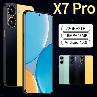 2026 HOT X7 Pro Originele Smartphone Gezichtsherkenning Android Wereldwijde Versie Mobiele Telefoons 5G Dual SIM 7800mAh 22GB+2TB Mobiele Telefoons