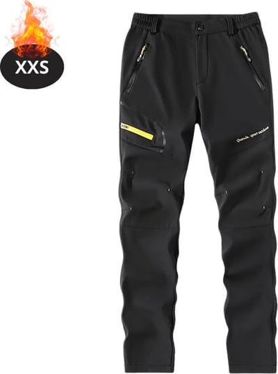 Livano Skibroek - Skipak - Snowboard Broek - Winterbroek - Sneeuwbroek - Heren - Wintersport - Zwart - Maat XXS