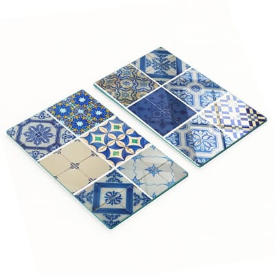 Multifunctionele decoratieve keukenplanken van geharde tegels 2x30x52 cm