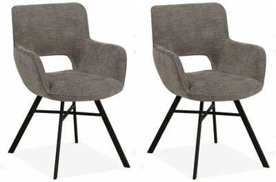 MX Sofa - Eetkamerstoel Mercury - Ash (set van 2 stoelen)