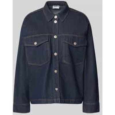 Overhemdblouse met knoopsluiting