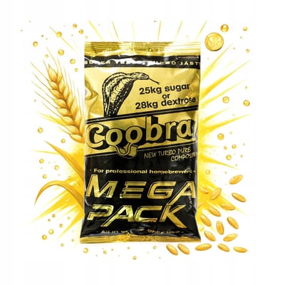 Bimberek Coobra Mega Pack XXL - Drożdże Gorzelnicze - Snelle Fermentatie - 100L - Snel