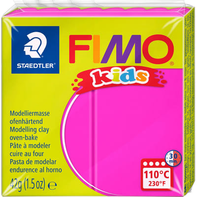Fimo Kids boetseerklei 42g rose Klei