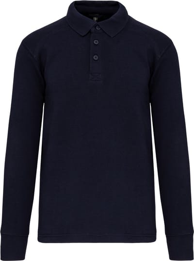 WK. Designed To Work Sweater met polokraag WK4000 - Navy - XXL