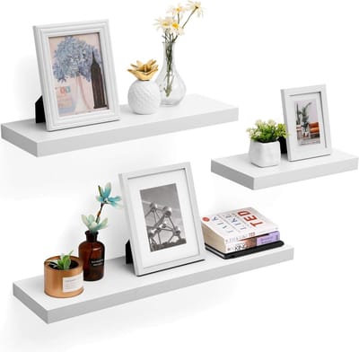 MIRA Home - Wandplank - Boekenplank - Fotoplank - Muurdecoratie - Muurplank - 60x20x3.8