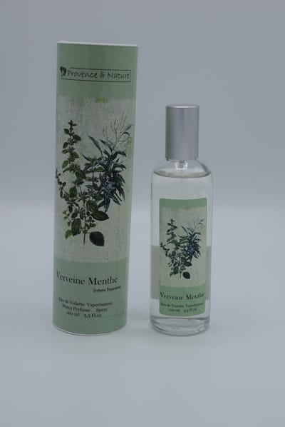 Eau de toilette verveine en munt 100 ml verpakt in mooie koker - Provence & Nature